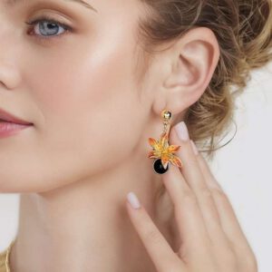 Leopardblume Ohrringe – Bild 4