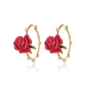 Rose Ohrringe – Bild 3