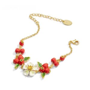 Rote-Beerenblüte Armband – Bild 2