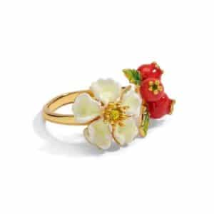 Rote-Beerenblüte Ring – Bild 3