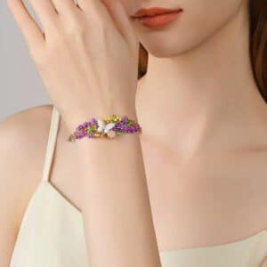 Lavendel Armband – Bild 4
