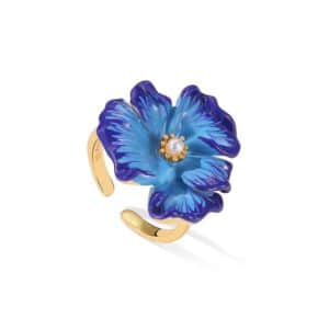 Mohnblume Ring – Bild 3