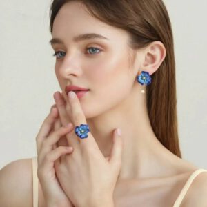 Mohnblume Ring – Bild 5