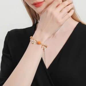 Orange Armband – Bild 4
