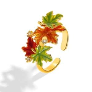 Ahornblätter Ring – Bild 2